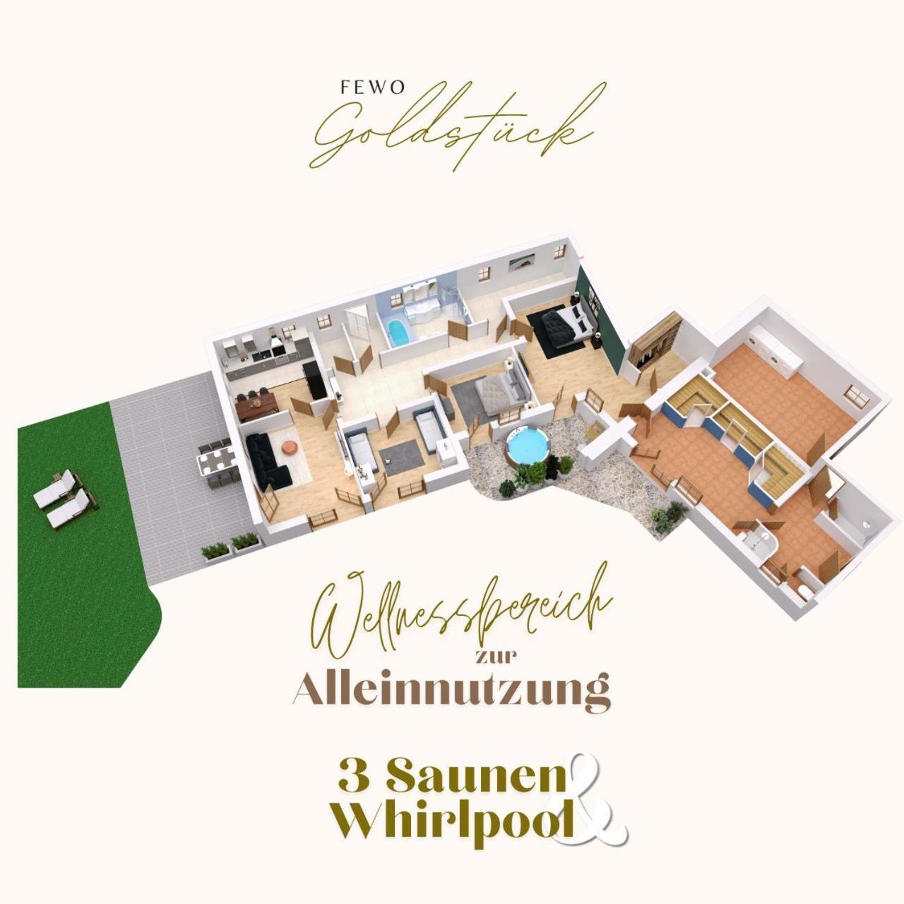 Fewo Goldstueck Mit Privatem Spa Und Whirlpool Grafenau  Eksteriør billede